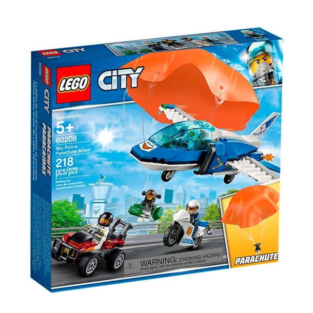 LEGO CITY Luftpolitiets faldskrmsanholdelse 60208