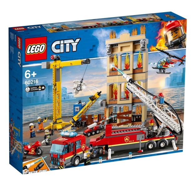 LEGO CITY Midtbyens brandvsen 60216