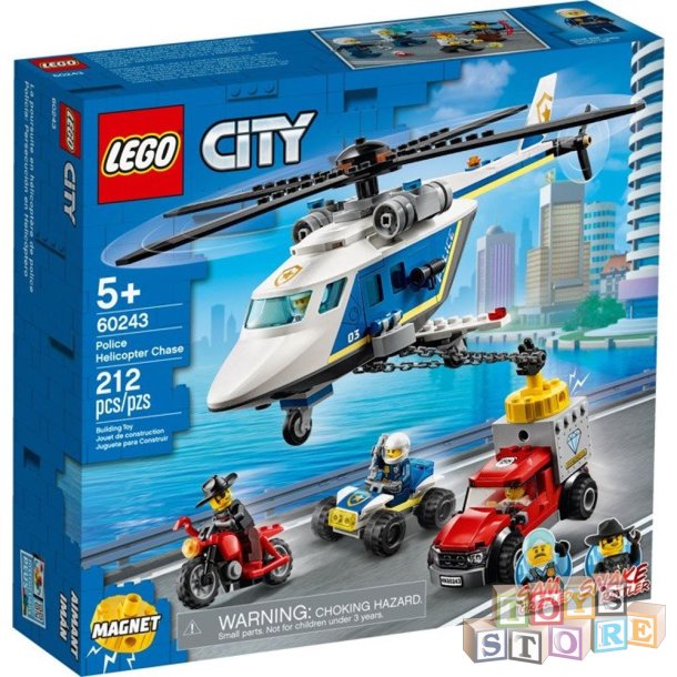 LEGO CITY Politihelikopterjagt 60243