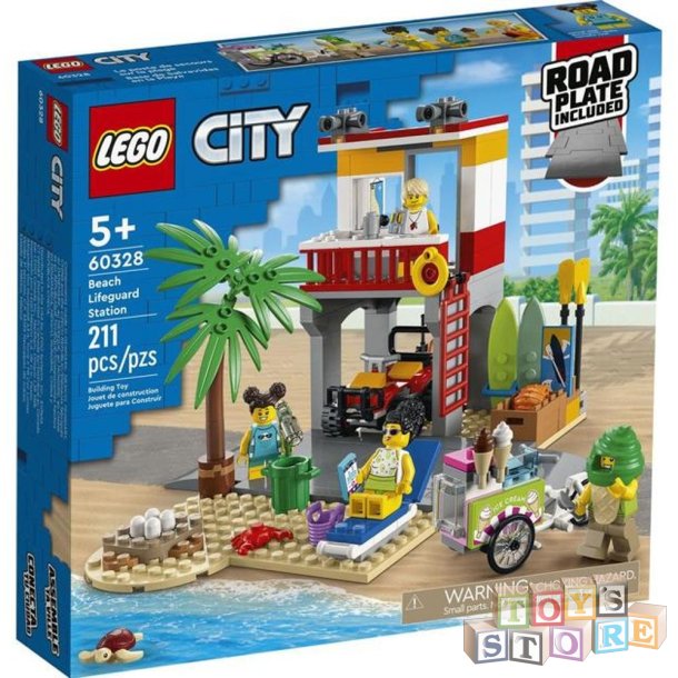 LEGO CITY Livredderstation p stranden 60328