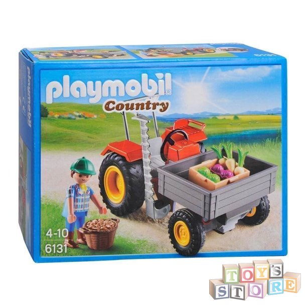 6131 - Playmobil Traktor med lad