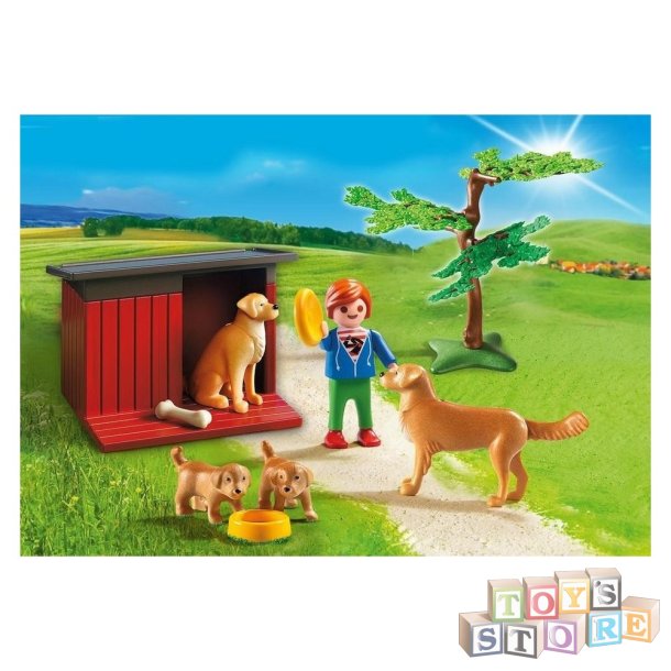 6134 Playmobil Golden retrievers legetj