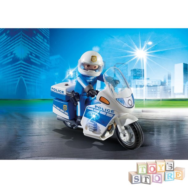 Police Bike with LED Light 6923