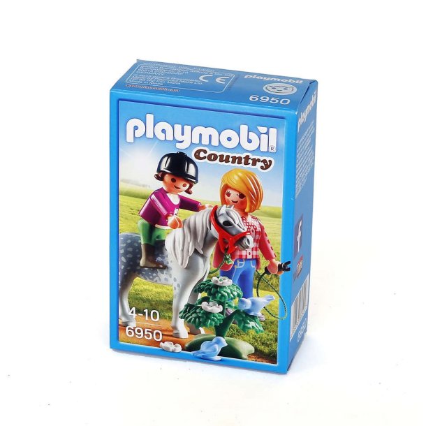 PLAYMOBIL COUNTRY - PONYRIDNING MED MOR - 6950