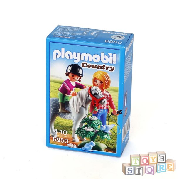 PLAYMOBIL COUNTRY - PONYRIDNING MED MOR - 6950