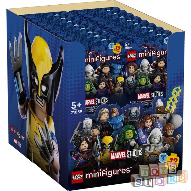 LEGO&reg; Minifigures Marvel serie 2 71039 ( hel kasse med 36 stk.)