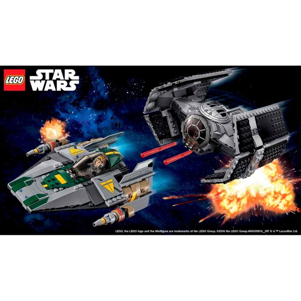 LEGO STARWARS Vader's TIE Advanced mod A-wing Starfighter 75150