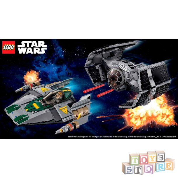 LEGO STARWARS Vader's TIE Advanced mod A-wing Starfighter 75150