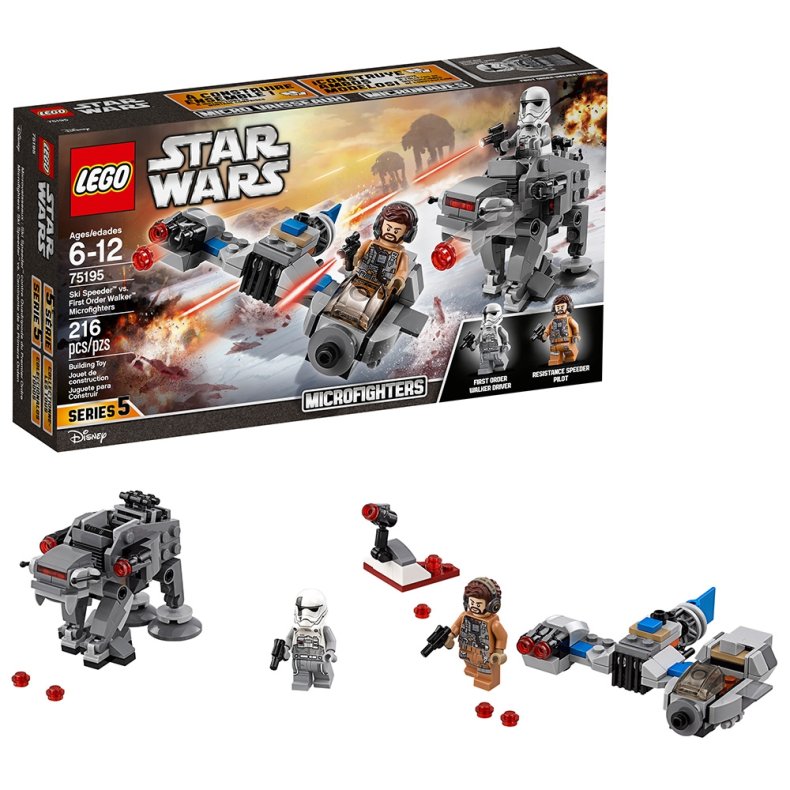 Skispeeder mod Den Frste Ordens ganger Microfighters   75195