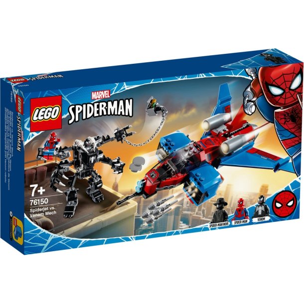  Spiderjet mod Venom-robot 76150