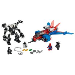  Spiderjet mod Venom-robot 76150
