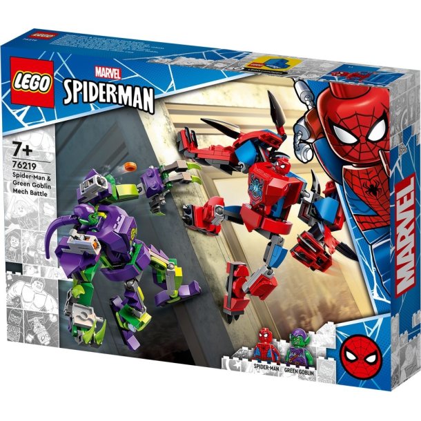  Spider-Man og Green Goblins mech-robotkamp 76219