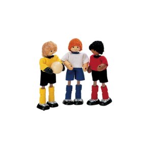 Sportdukker fodboldspilere 