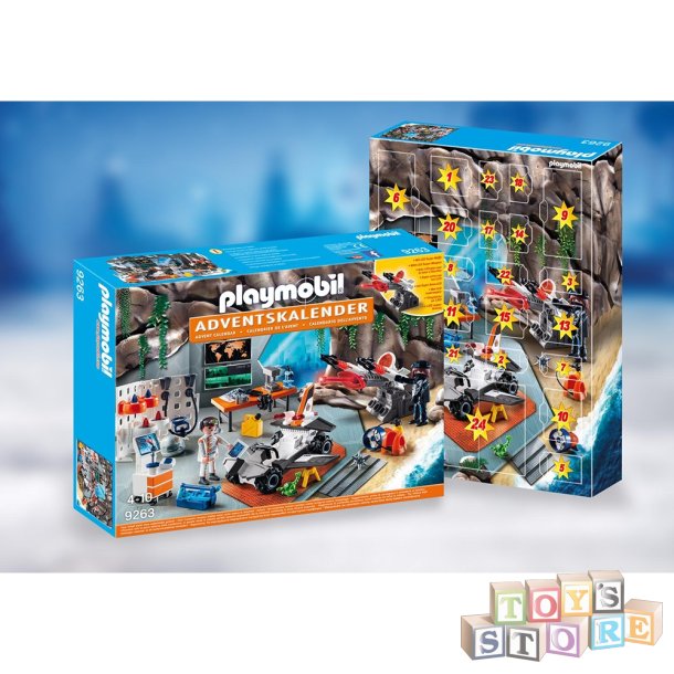 PLAYMOBIL CHRISTMAS - JULEKALENDER "SPY TEAM-VRKSTED"  9263