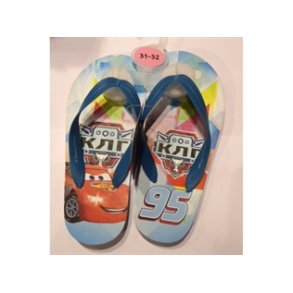 Sandaler cars - biler strrelse 31-32 Disney Lynet mcqueen lysebl