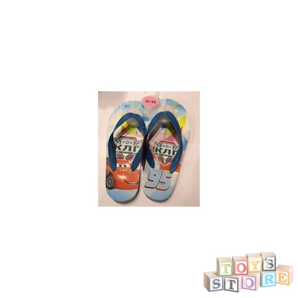 Sandaler cars - biler strrelse 31-32 Disney Lynet mcqueen lysebl