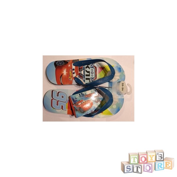 Sandaler cars - biler strrelse 33-34 Disney Lynet mcqueen lysebl