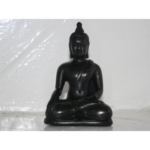 Buddha styrke og engagement. Resin. 10cm