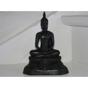 Buddha styrke og engagement. Resin. 21cm