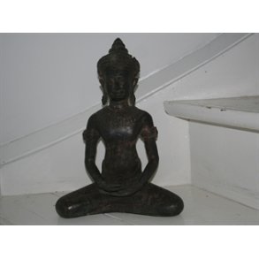 Buddha meditation og flelsesmssig balance. Bronze 33cm