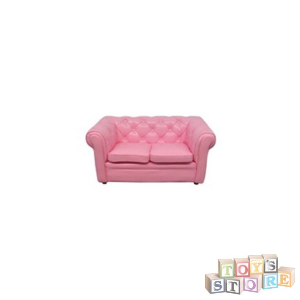 Chesterfield lyserd sofa