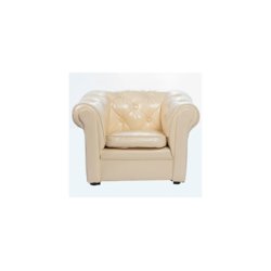 Chesterfield New Ivory 1 person stol - Toysstore
