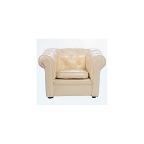 Chesterfield New Ivory 1 person stol - Toysstore