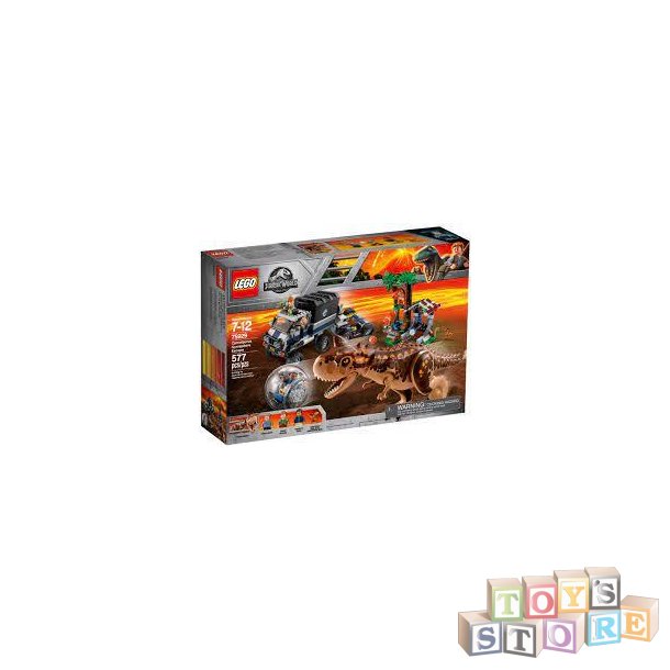 LEGO Jurassic world Gyrokugleflugt fra carnotaurus 75929