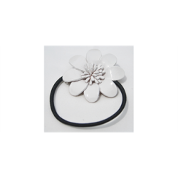 Hrelastik med lder blomst i hvid