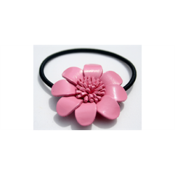 Hrelastik med lder blomst i lyserd.