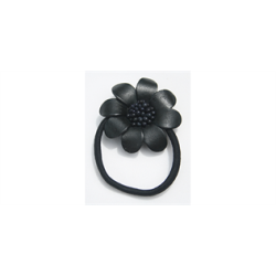 Hrelastik med lder blomst i sort.