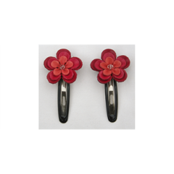 Hrspnder med lder blomst i rd, pink, coral .