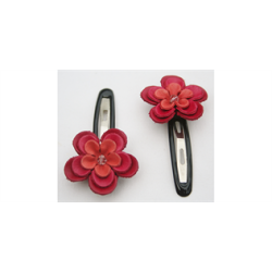 Hrspnder med lder blomst i rd, pink, coral .