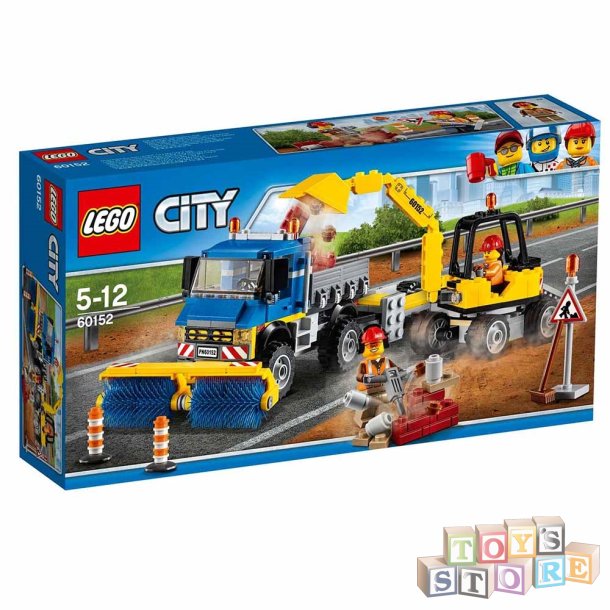 LEGO CITY Fejemaskine og gravemaskine 60152