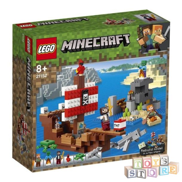 LEGO MINECRAFT Piratskibseventyret 21152