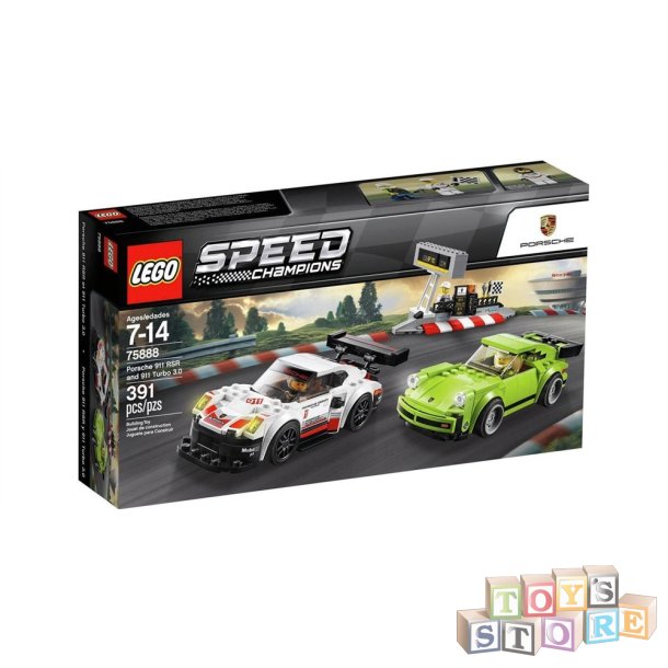 LEGO SPEED CHAMPIONS Porsche 911 RSR og 911 Turbo 3.0 75888