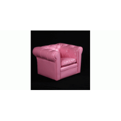 Chesterfield lyserd 1 person stol 