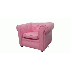 Chesterfield lyserd 1 person stol 