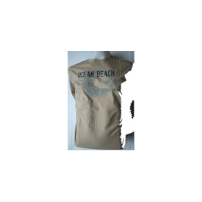 Ocean beach t-shirt xl sand