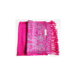 Pashmina Pink med mnster