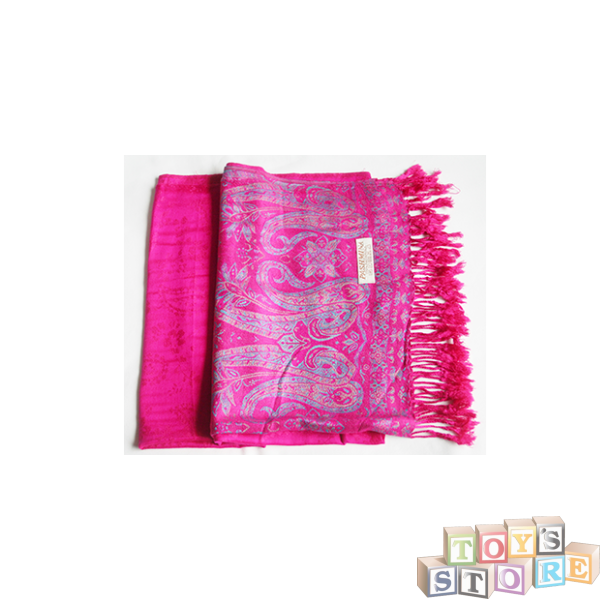 Pashmina Pink med mnster