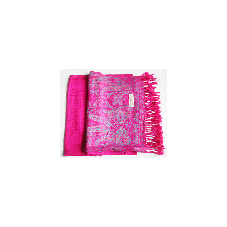 Pashmina Pink med mnster