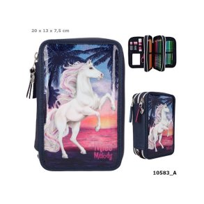 Miss Melody, triple penalhus, glitter ocean 410583