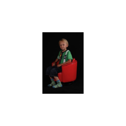 Mini Merry drejestol rd/sort