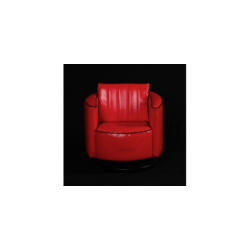 Mini Merry drejestol rd/sort