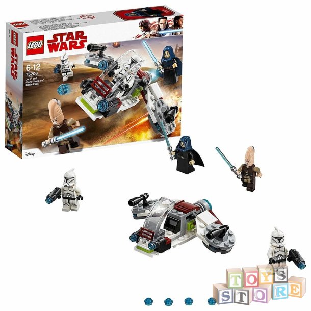 LEGO STARWARS Jedi-riddere og klonsoldater Battle Pack 75206