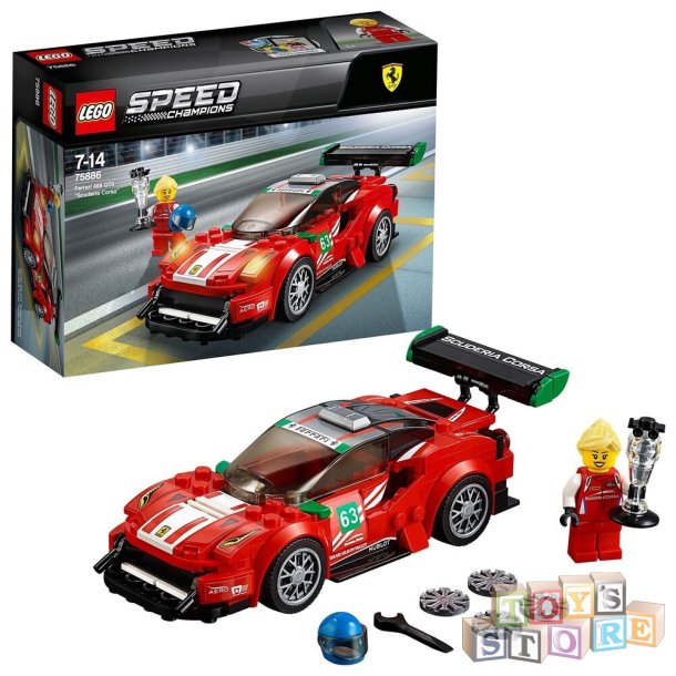 LEGO SPEED CHAMPIONS Ferrari 488 GT3 "Scuderia Corsa" 75886