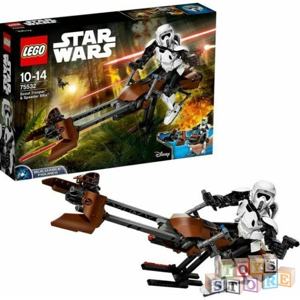 LEGO STARWARS Scout Trooper&#153; og speederbike 75532