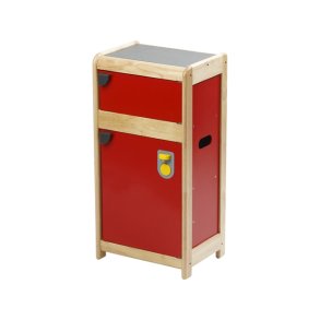 Rdt kleskab af bredygtigt tr