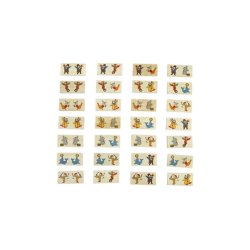 Domino med cirkusmotiver